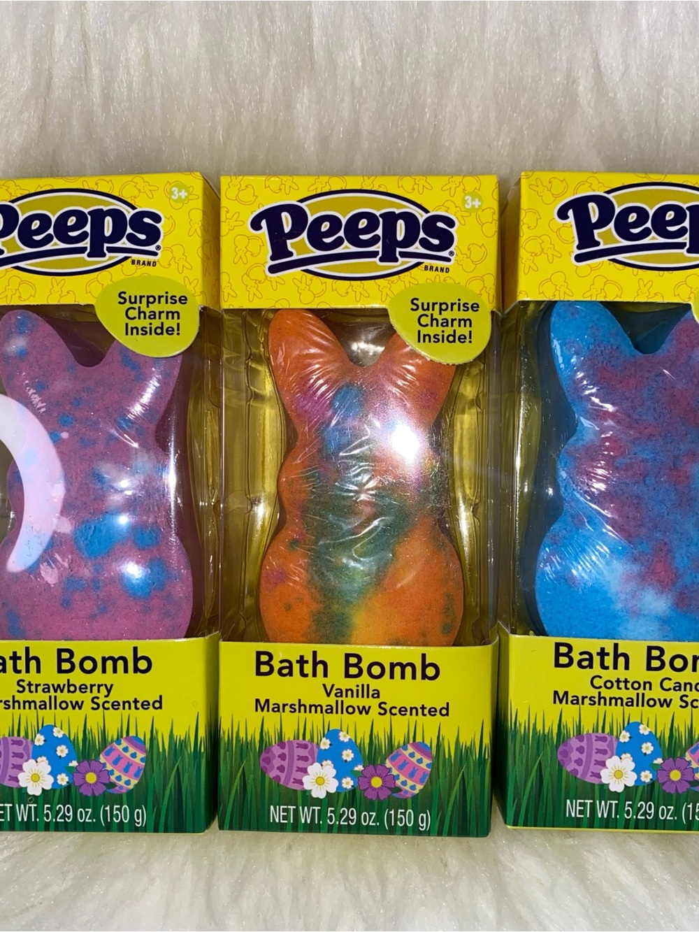 3 peeps bath bombs New